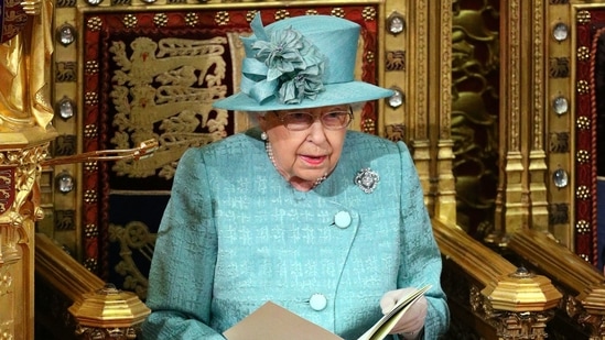 The queen read out the bills the government hopes to pass during the next year.(AFP / File)