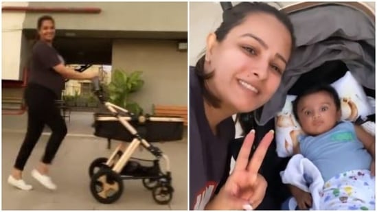 Anita Hassanandani has showed her fans a new way to workout.