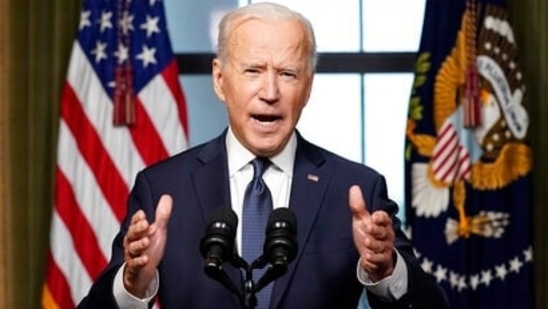 Biden also defended himself against critics who have said expanded unemployment benefits offered in the Covid-19 relief bill passed in March are keeping Americans from taking new jobs. (AP File Photo) Biden also defended himself against critics who have said expanded unemployment benefits offered in the Covid-19 relief bill passed in March are keeping Americans from taking new jobs. (AP File Photo)