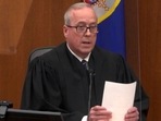  Hennepin County District Judge Peter Cahill dismisses the jury after announcing their verdict of guilty on all counts against former Minneapolis police officer Derek Chauvin in his trial for second-degree murder, third-degree murder and second-degree manslaughter in the death of George Floyd in Minneapolis, Minnesota, US.
