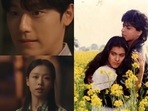 (L) Lee Do-hyun and Go Min-si in Youth of May, (R) Shah Rukh Khan and Kajol in DDLJ. (L) Lee Do-hyun and Go Min-si in Youth of May, (R) Shah Rukh Khan and Kajol in DDLJ.