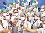 International Nurses Day is celebrated worldwide on May 12 on the birth anniversary of Florence Nightingale. (HT FILE)