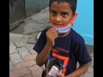 The image shows the boy named Hariswarman. The image shows the boy named Hariswarman.