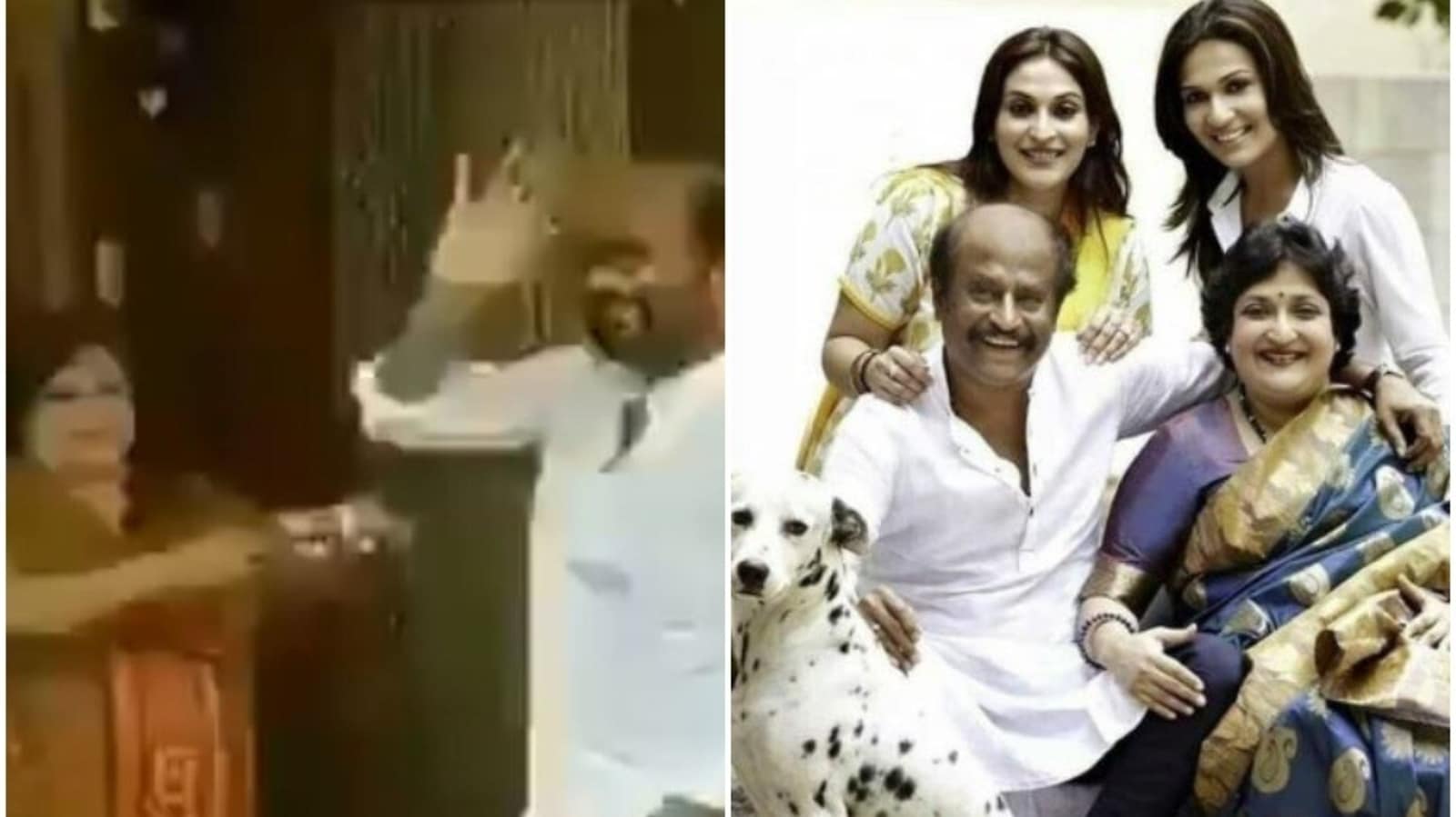 Annaatthe: Rajinikanth returns home after month-long schedule, wife welcomes him with aarti. Watch