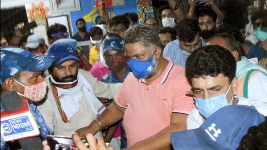 Jan Adhikar Party (JAP) president Rajesh Ranjan alias Pappu Yadav was produced at CJM court in Madhepura via video conferencing. Jan Adhikar Party (JAP) president Rajesh Ranjan alias Pappu Yadav was produced at CJM court in Madhepura via video conferencing.