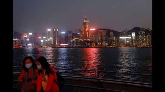 A general view of the central financial district, in Hong Kong, China. (REUTERS)