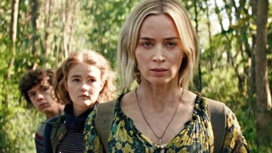 Emily Blunt in a still from A Quiet Place 2.