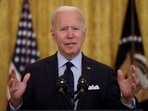 US president Joe Biden called for calm in the Israel-Palestine conflict as the death toll soared in Gaza Strip, but said that the Jewish state had a right to defend itself. 