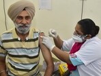 Punjab has been lagging behind in administering vaccines to its population. (Photo by Sameer Sehgal /Hindustan Times)