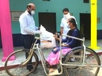 The #AIFCOVIDResponse and #DigitalEqualizer program also helped supply ration kits and guidance to several differently abled individuals to continue their education and career planning for the future during Covid-19. (Photo via @AIFoundation on Twitter) The #AIFCOVIDResponse and #DigitalEqualizer program also helped supply ration kits and guidance to several differently abled individuals to continue their education and career planning for the future during Covid-19. (Photo via @AIFoundation on Twitter)
