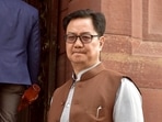 Union Sports Minister Kiren Rijiju. (File Photo)(PTI) Union Sports Minister Kiren Rijiju. (File Photo)(PTI)