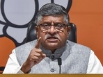 Union Minister Ravi Shankar Prasad.(PTI) Union Minister Ravi Shankar Prasad.(PTI)