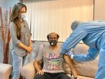 Rajinikanth was administered his second dose of Covid-19 vaccine on Thursday.