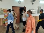Chief minister Yogi Adityanath at AMU in Aligarh on Thursday (HT Photo) Chief minister Yogi Adityanath at AMU in Aligarh on Thursday (HT Photo)