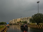 An overcast sky during light rain, near AIIMS in New Delhi. (File photo) An overcast sky during light rain, near AIIMS in New Delhi. (File photo)