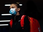 Simona Halep at Rome Open. 