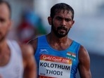 Indian race walker KT Irfan