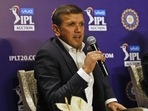 Co-owner of Rajasthan Royals Manoj Badale(AP) Co-owner of Rajasthan Royals Manoj Badale(AP)