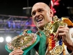 Tyson Fury poses with his belts: File photo(REUTERS) Tyson Fury poses with his belts: File photo(REUTERS)