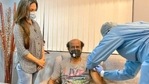 Rajinikanth was administered his second dose of Covid-19 vaccine on Thursday.