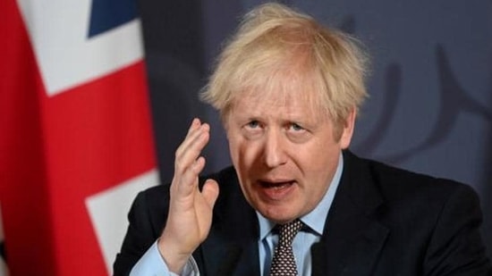 British Prime Minister Boris Johnson said people should remain vigilant as new variants pose a potentially lethal danger.(Reuters)