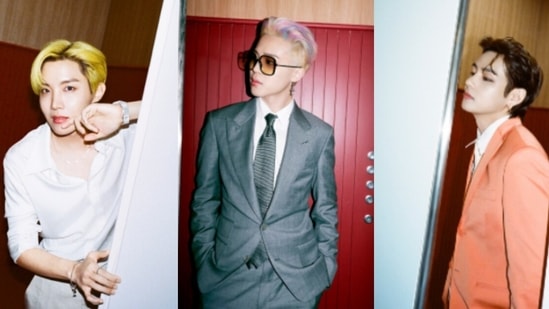 BTS members J-Hope, Jimin and V in Butter teaser photos. 