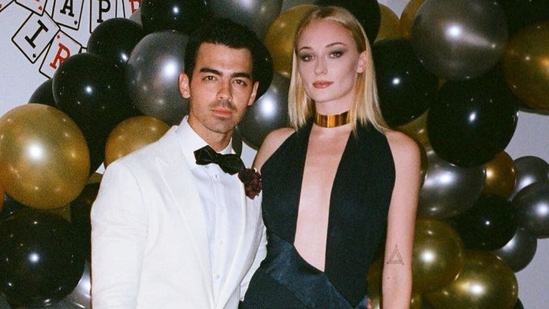 Sophie Turner with her husband Joe Jonas.