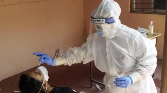 Of the fresh cases, 5,965 were reported from quarantine centres and 4,684 detected during contact tracing. (ANI file photo) Of the fresh cases, 5,965 were reported from quarantine centres and 4,684 detected during contact tracing. (ANI file photo)