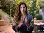 Actor Kathryn Hahn will be seen next in Hotel Transylvania: Transformania and The Shrink Next Door.(Reuters)