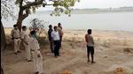 Police personnel at Mahadev Ghat on the banks of Ganga in Chausa village, in Bihar’s Buxar on May 11. (File photo) Police personnel at Mahadev Ghat on the banks of Ganga in Chausa village, in Bihar’s Buxar on May 11. (File photo)