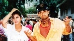 Ram Gopal Varma gave Aamir Khan a free hand to experiment with his look in Rangeela (1995), and this is how he looked finally. Ram Gopal Varma gave Aamir Khan a free hand to experiment with his look in Rangeela (1995), and this is how he looked finally.