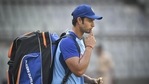 Indian player Shivam Dube during a practice session.(PTI) Indian player Shivam Dube during a practice session.(PTI)