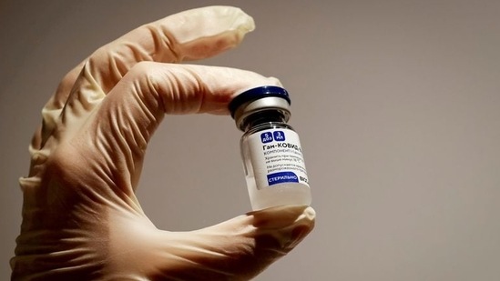 A medical specialist holds a vial of Sputnik V vaccine against the coronavirus.(REUTERS) A medical specialist holds a vial of Sputnik V vaccine against the coronavirus.(REUTERS)