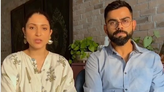 On May 7, Anushka Sharma and Virat Kohli announced that they had started a fundraiser for Covid-19 relief work.(Screengrab/Twitter)