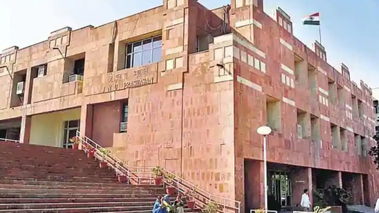 JNU administrative building.(HT file) JNU administrative building.(HT file)