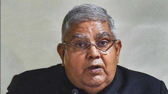 West Bengal Governor Jagdeep Dhankhar visited Assam’s Dhubri district and interacted with Bengal residents who fled from their homes following post-poll violence allegedly perpetrated by Trinamool Congress (TMC) workers. (PTI PHOTO.)