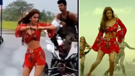 In another, she was seen wearing a set of red floral skirt and top. She teamed the look with a pair of high heel white ankle boots. With subtle makeup and jewelry, Disha looked stunning as always. (Instagram/@dishapatani)