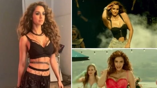 Disha Patani, in her recently released Radhe, donned several stylish outfits that made her fans go gaga. These stills of the actor from her film will surely make you want to up your fashion game.(Instagram/@dishapatani)