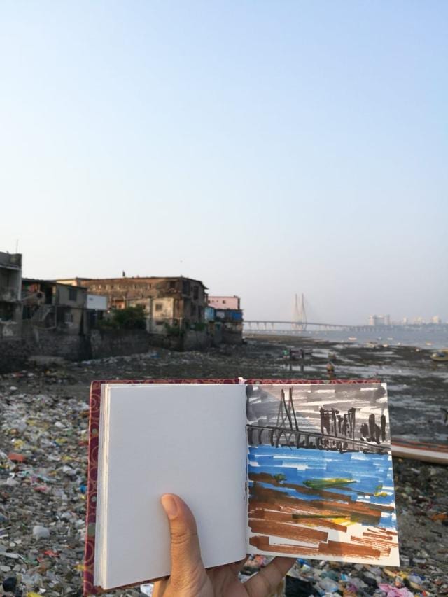 Kripa’s sketchbook (Courtesy the artist) Kripa’s sketchbook (Courtesy the artist)