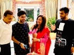 Anil and Tina Ambani with their two sons, Jai Anmol and Jai Anshul(Instagram) Anil and Tina Ambani with their two sons, Jai Anmol and Jai Anshul(Instagram)