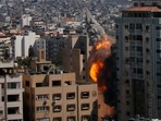 An Israeli airstrike has hits the high-rise building that housed The Associated Press’ offices in Gaza City. An Israeli airstrike has hits the high-rise building that housed The Associated Press’ offices in Gaza City.