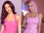 Ananya Panday channels Kylie Jenner(Instagram/ananyapanday and Splash News) Ananya Panday channels Kylie Jenner(Instagram/ananyapanday and Splash News)