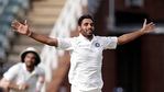 Bhuvneshwar Kumar celebrates a wicket. (Getty Images) Bhuvneshwar Kumar celebrates a wicket. (Getty Images)
