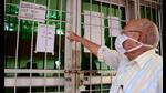 A government Covid vaccination centre closed due to non-availability of doses in Jalandhar on Saturday. (ANI) A government Covid vaccination centre closed due to non-availability of doses in Jalandhar on Saturday. (ANI)