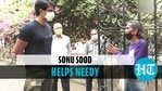 Sonu Sood turns samaritan for needy amid Covid, distributes food Sonu Sood turns samaritan for needy amid Covid, distributes food