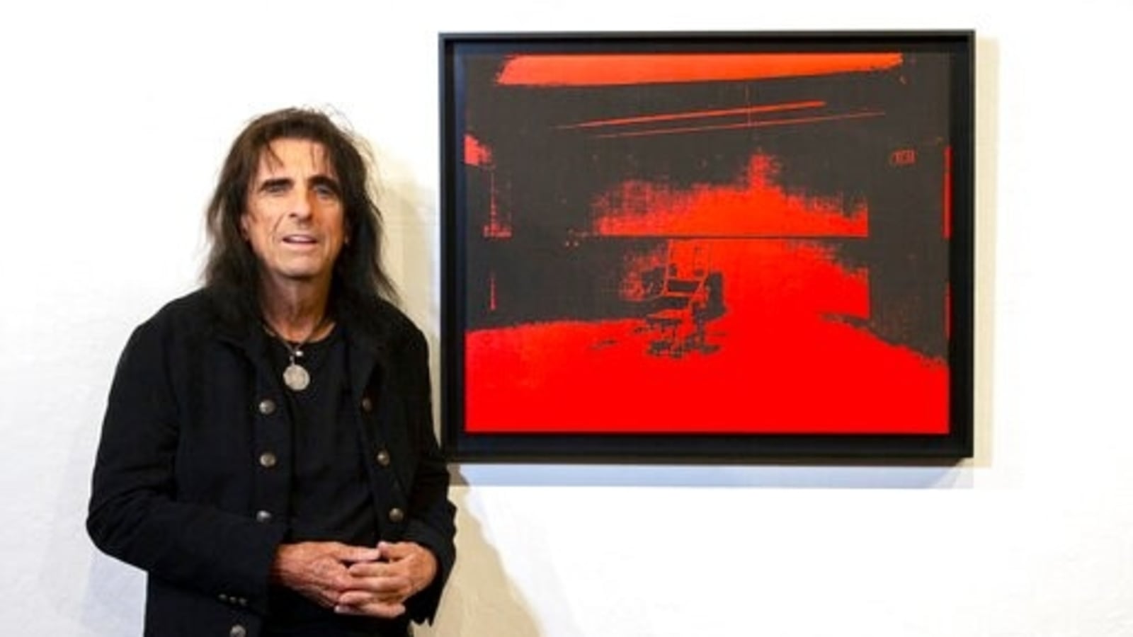 Rock legend Alice Cooper to auction off Andy Warhol's 'Little Electric Chair'