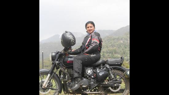 “People are often more helpful when I take off my helmet,” says Dahal, 27.