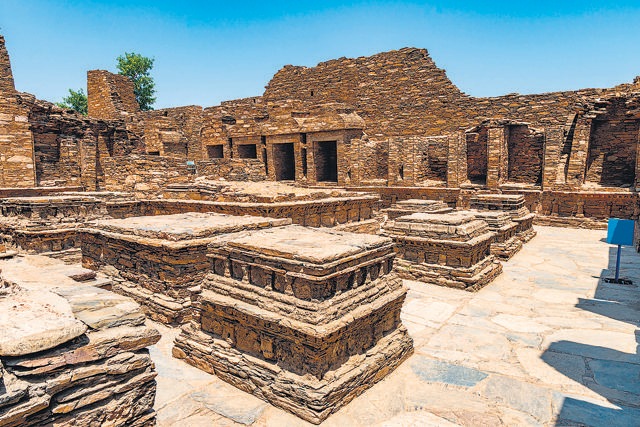 Remains of a Buddhist monastery at Mardan Takht-i-Bahi in the Khyber-Pakhtunkhwa province of Pakistan (Shutterstock)