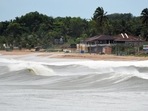 Large waves seen hitting the coast on the bank of the Arabian sea at Aguada, Goa due to Cyclone Tauktae. Large waves seen hitting the coast on the bank of the Arabian sea at Aguada, Goa due to Cyclone Tauktae.