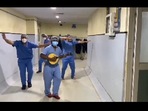 The image shows the group of doctors dancing to Seeti Maar from Radhe starring Salman Khan and Disha Patani.(Instagram/@teamdishap) The image shows the group of doctors dancing to Seeti Maar from Radhe starring Salman Khan and Disha Patani.(Instagram/@teamdishap)